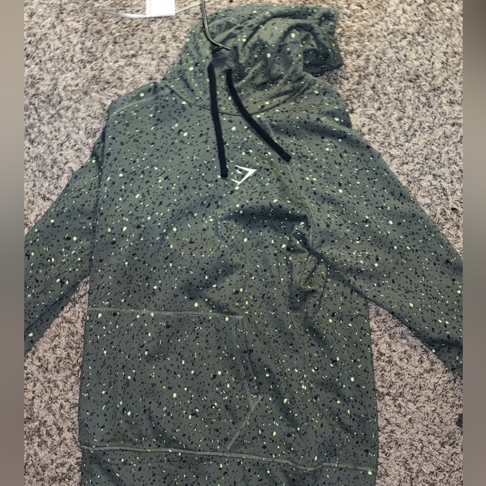 Gymshark Green Speckled Hoodie